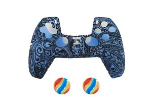 4066914169208 - 2 x Schutzhülle für Playstation 5 DualSense Controller Skin Silikon Schutz Motiv