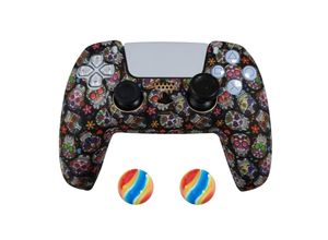 4066914169079 - 2 x Schutzhülle für Playstation 5 DualSense Controller Skin Silikon Schutz Motiv