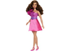 0194735176793 - Barbie Fashionistas #225 kurvig mit braunem Haar und glitzerndem Kleid in Pink Puppe 0194735176793 - Barbie Fashionistas #225 kurvig mit braunem Haar und glitzerndem Kleid in Pink Puppe