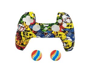 4066914169192 - 2 x Schutzhülle für Playstation 5 DualSense Controller Skin Silikon Schutz Motiv