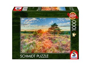 4001504597689 - Heide im Sonnenuntergang Puzzle 4001504597689 - Heide im Sonnenuntergang Puzzle
