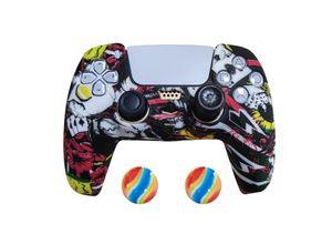 4066914169147 - 2 x Schutzhülle für Playstation 5 DualSense Controller Skin Silikon Schutz Motiv