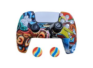 4066914169130 - 2 x Schutzhülle für Playstation 5 DualSense Controller Skin Silikon Schutz Motiv