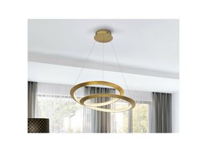 8435435336899 - Schuller Lighting - Schuller Eternity Integrierte LED-Deckenpendelleuchte dimmbar Gold 3000 k Fernbedienung