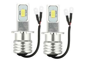 4852419267989 - Tlily - 2X H3 Superhelles LED-Scheinwerfer-Kit 100W 10000LM -DRL-Birnen 6000K Weiß