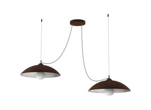 8052961754319 - Lumicom - dream sospensione corten foglia 2 luci