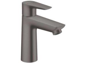 4059625229521 - Talis e Einhebel Waschtischmischer 110 Zugstangen-Ablaufgarnitur Ausladung 112mm Farbe Brushed Black - 71710340 - Hansgrohe