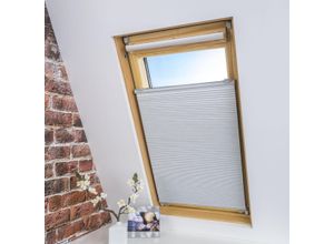 4016318386756 - Universal Dachfenster-Wabenplissee  67 x 141 cm weiß