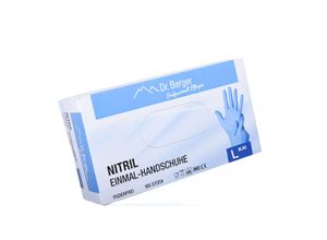 4260466899846 - Dr Berger Nitril Einmalhandschuhe latex- und puderfrei Blau Gr L