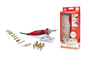 4006094026205 - Pebaro - Brandmal-Set mit An Aus-Kolben und 20 Aufsätzen