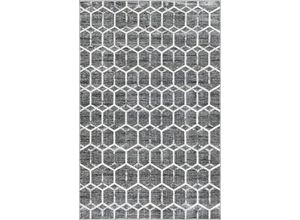 4251792184287 - Teppich Titan Trellis Rechteckig Grau CA10153