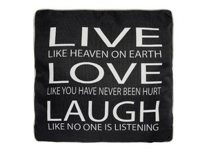 4250965940026 - Kissen mit Füllung Live like heaven black