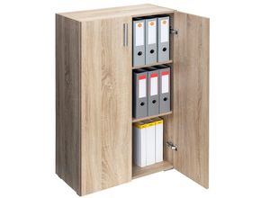 4251776923703 - Casaria® Mehrzweckschrank Vela Eiche 1155x31x60cm