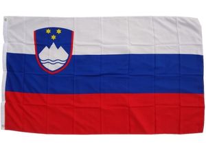 4260307160661 - XXL Flagge Slowenien 250 x 150 cm Fahne mit 3 Ösen 100g m² Stoffgewicht