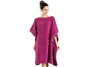 Image of XL-Badetuch-Poncho 2in1, ca. 100 x 200 cm, Brombeere