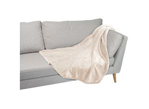 4045973721367 - Kuscheldecke Superflausch - ca 130 x 160 cm Crema