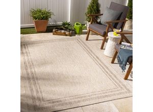 0889292380607 - Teppich SURYA Traditional 2372 Teppiche Gr B L 200 cm x 275 cm 4 mm 1 St braun (tan) Esszimmerteppiche Teppich In- Outdoor Boho Jute-Optik Balkon Terrasse Garten Beige