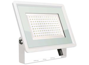 3800157684477 - VT-49204 Faro led floodlight 200W smd 88LM W 110° bianco freddo 6500K slim alluminio bianco IP65 - sku 6736 - Weiß - V-tac