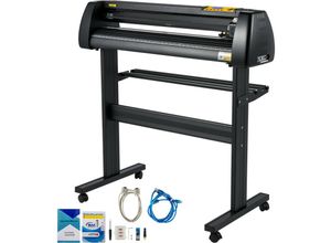 0810087871277 - Vevor - Vinyl-Schneidemaschine 720 mm Papierzufuhr-Schneideplotter-Paket Vinyldrucker mit einstellbarer Kraft und Geschwindigkeit LCD-Display