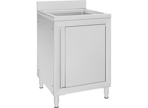 8720286044520 - Gastro-Spülenunterschrank 60x60x96 cm Edelstahl vidaXL452871 8720286044520 - Gastro-Spülenunterschrank 60x60x96 cm Edelstahl vidaXL452871