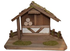 4251020711681 - Krippe ALFRED KOLBE Weihnachtsdeko braun (braun natur) WeihnachtskrippenB40cm H28cm T20cm Holz aus Holz 40x20x28 cm für Figuren bis 13 cm Höhe B40cm H28cm T20cm 4251020711681 - Krippe ALFRED KOLBE Weihnachtsdeko braun (braun natur) WeihnachtskrippenB40cm H28cm T20cm Holz aus Holz 40x20x28 cm für Figuren bis 13 cm Höhe B40cm H28cm T20cm