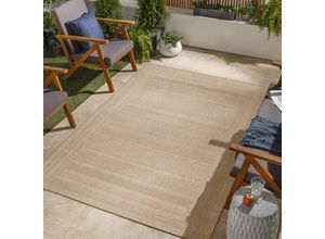 0889292335249 - Surya - Teppich Outdoor Indoor Terrasse Balkon Jute Effekt Braun und Beige 200 x 275 cm