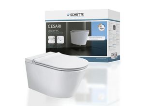 4008431921006 - - Dusch wc cesari wc spülrandlos wc mit Bidet-Funktion und Toilettendeckel mit Absenkautomatik wc Dusche