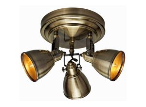 7330024521353 - Markslojd - fjlbacka - 3 Light Indoor Ceiling Spotlight Cluster Antik E14