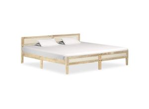 8719883997278 - Bonnevie - MassivholzbettSchlafzimmerbettDoppelbett Mango 200 cm vidaXL