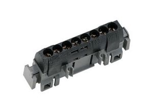 3245060048525 - Legrand - 04852 - ip 2X-Verteilerklemmenblock - Phase - 8 Anschlüsse 15 bis 16 mm≤ - Schwarz - l 75 mm