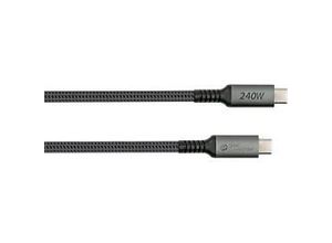4014619881444 - USB 20 Lade -Datenkabel Good Connections USB-C an USB-C Leistung 240 W bis 480 Mbit s Länge 2 m schwarz 4014619881444 - USB 20 Lade -Datenkabel Good Connections USB-C an USB-C Leistung 240 W bis 480 Mbit s Länge 2 m schwarz