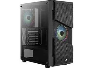 4710562754186 - Aerocool Computergehäuse Menace Midi Tower ABS + Stahl SPCC Schwarz