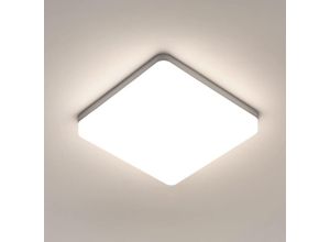 0699904223501 - Goeco - LED-Deckenleuchte Moderner Quadratischer 36W 4050LM Natürliches Licht 4000K für Wohnzimmer Schlafzimmer Balkon Küche Badezimmer (23x23x4cm)