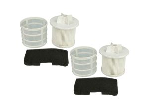 4068201560064 - Vhbw - Filter-Set kompatibel mit Hoover SEA1RA02001 39001238 SE81VX21001 39001174 Staubsauger - 4x Filter (Abluft-Filter Vormotor-Filter)