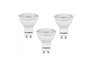 Image of 0027439 3 LED-Spots 4.2W Ersatz 50W 345 Lumen Kaltweiss 4000K Sockel GU10 - Sylvania