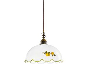 9008447252564 - Nonna - Cottage Style Glass Dome Pendelleuchte Matt Antik Messing 1x E27 - Kolarz 9008447252564 - Nonna - Cottage Style Glass Dome Pendelleuchte Matt Antik Messing 1x E27 - Kolarz
