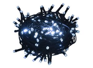 8718475594840 - Bonnevie - Lichterkette 1000 LEDs Indoor und Outdoor IP44 100 m Kaltweiß vidaXL393680