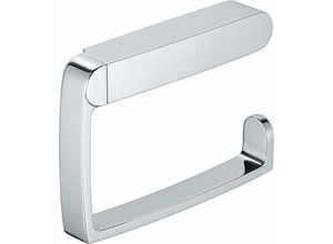 4017214217854 - Toilettenpapierhalter aus Metall hochglanz-verchromt offene Form WC-Rollenhalter für Badezimmer und Gäste-WC Elegance - Silber - Keuco