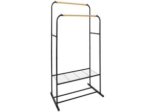 3560238667842 - Kleiderbügel für Flur mit Schuhregal 2 Stöcke 80x50x150 cm