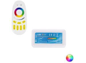 8445044106141 - Ledkia - Controller Dimmer für rgb 12 24V dc mit Fernbedienung rf 4 Zonen 45 mm