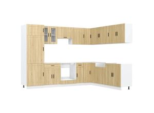 8721158506023 - Vidaxl - 14-tlg Küchenschrank-Set Porto Sonoma-Eiche Holzwerkstoff