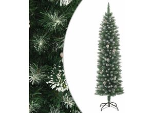 8720287068280 - Vidaxl - Künstlicher WeihnachtsbaumKunstbaum mit Ständer Schlank 120 cm pvc