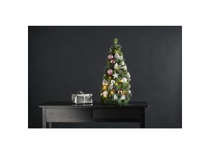 7391482044273 - Star Trading Künstlicher Weihnachtsbaum Noel von Star Trading Tannenbaum klein mit Christbaumschmuck LED Lichterkette und Timer in Grün Silber und Rosa für innen warmweiß batteriebetrieben Höhe 45 cm 7391482044273 - Star Trading Künstlicher Weihnachtsbaum Noel von Star Trading Tannenbaum klein mit Christbaumschmuck LED Lichterkette und Timer in Grün Silber und Rosa für innen warmweiß batteriebetrieben Höhe 45 cm