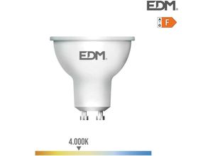 8425998353891 - E3 35389 Bombilla Dicroica Led Gu10 8W 600Lm 4000K Luz Dia 120° Ø5X55Cm EDM