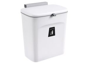 7309487884312 - Skecten - Wand-Mülleimer Größe 295×16×26cm Küche mit Deckel Haushaltsmülleimer Schiebedeckel Badmülleimer Kunststoff weiß 7309487884312 - Skecten - Wand-Mülleimer Größe 295×16×26cm Küche mit Deckel Haushaltsmülleimer Schiebedeckel Badmülleimer Kunststoff weiß