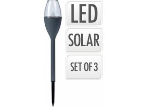 8719202891829 - E3 73100 Set 3 Lamparas Solares Color Gris