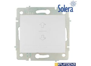 8423220220904 - ERP21 Jalousieschalter 10A 25V weiß Europa-Serie - Solera