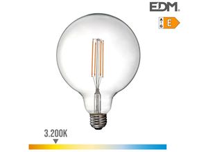 8425998986037 - E3 98603 Bombilla De Globo Con Filamento De Led E27 6W 800Lm 3200K Luz Calida Ø125X17Cm EDM