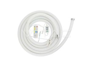3800157697095 - VT-561 Neon Flex magic rgb striscia led in silicone 24V luminosità 360°- 100W 10W m 120 LED m bobina da 10m IP20 sku 6876 - V-tac 3800157697095 - VT-561 Neon Flex magic rgb striscia led in silicone 24V luminosità 360°- 100W 10W m 120 LED m bobina da 10m IP20 sku 6876 - V-tac