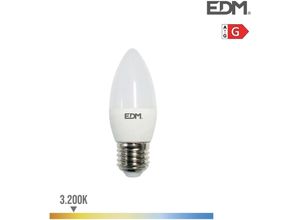 8425998988369 - E3 98836 Bombilla Vela Led E27 5W 400Lm 3200K Luz Calida Ø36X103Cm EDM